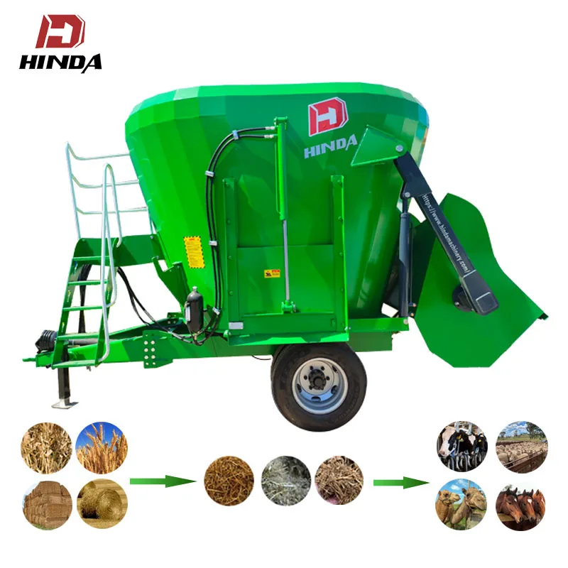 Cattle Farm Equipment Cow Feed Processing Machines Tmr Feed Mixer Machine Price