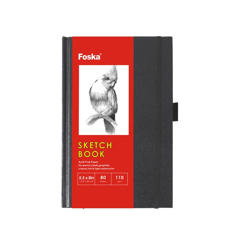 Foska 110g80枚ハードカバースケッチブック在庫ありアーティスト