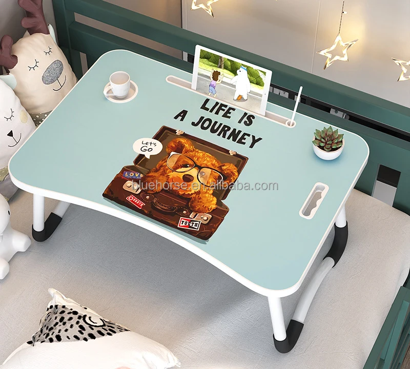 Portable Laptop Table Foldable  Modern Computer Desk Colorful Design Folding Simple Table