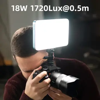 VILTROX Sprite 15B 18W 2800K-6800K CRI 95+ on Camera LED Panel Video Light 1800LUM Smartphone Control LED Dimmable Key Light detail image