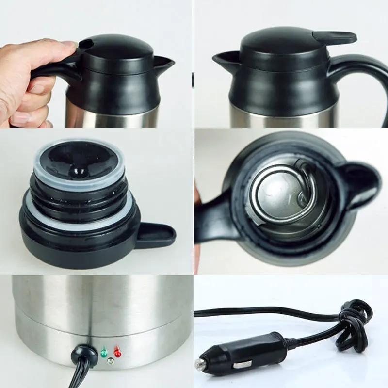 Heating Cup Car Charging Kettle 120W/240W 750ml Car Electric