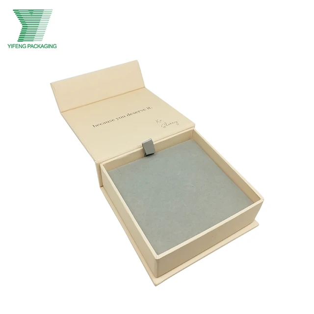 Custom Color Printing Luxury Necklace Bracelet Ring Earrings Packaging Paper Box Magnetic Closure Cardboard Jewelry Box