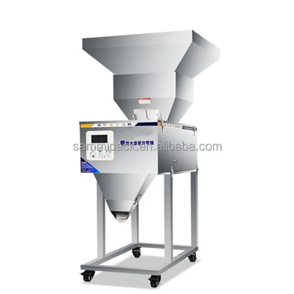 Newest Big Funnel 50 3000g Tea Grain Powder Filler Weighing Machine