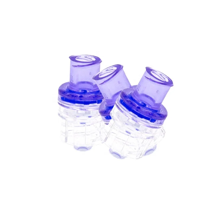 High pressure contrast syringe air release valve plastic check valve non return valve