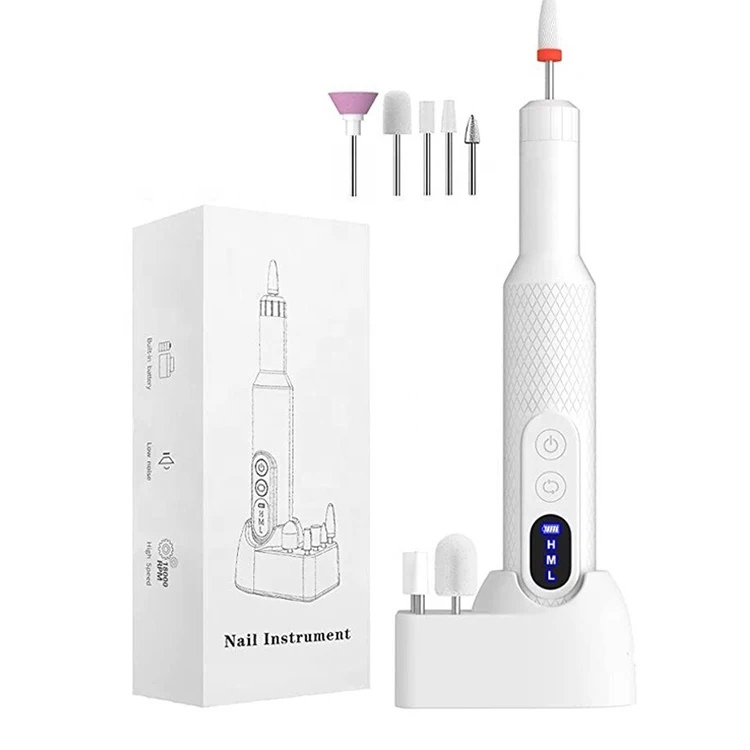 Home Use Portable Nail Drill Machine Set Electric Nail File Kit For