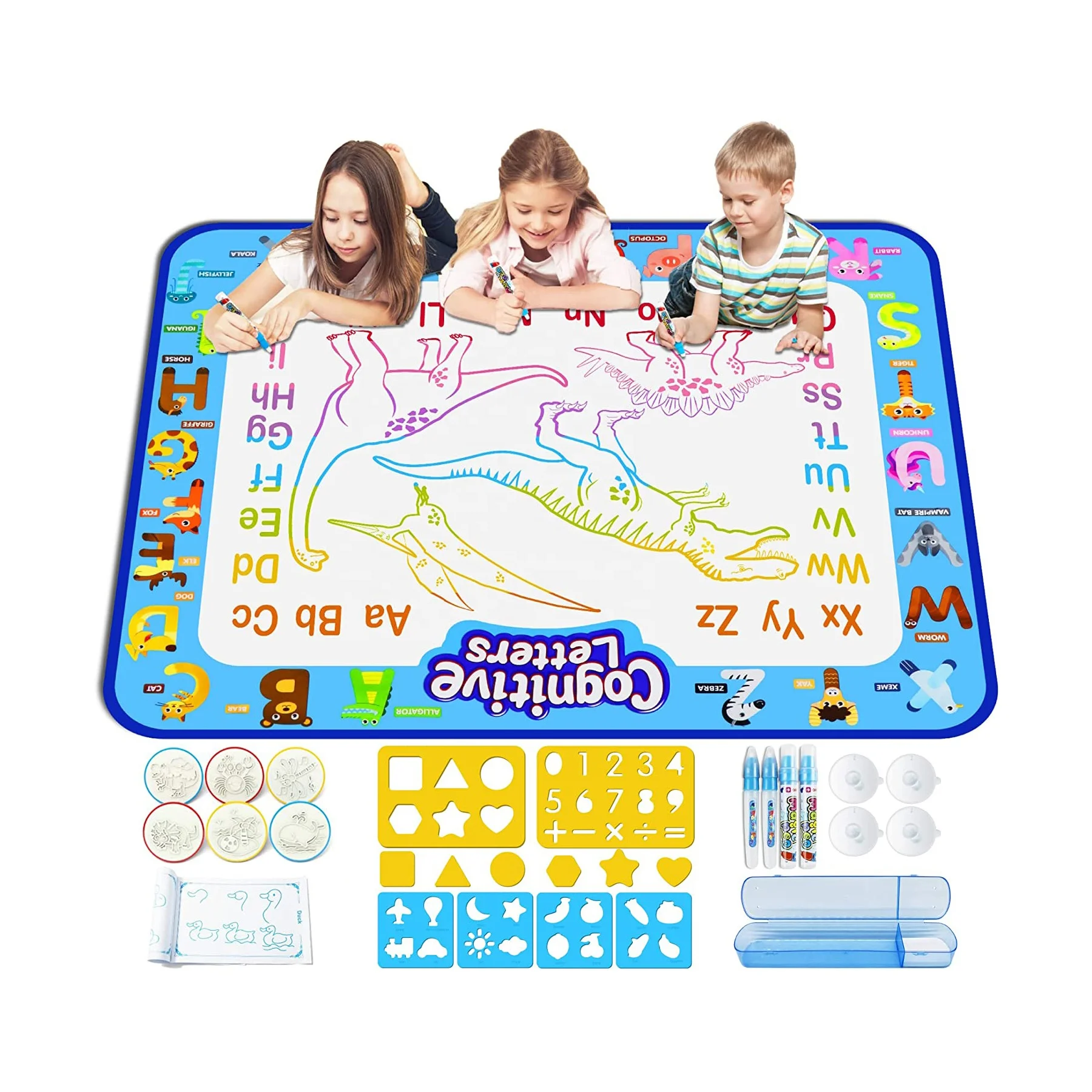 Aqua Magic Doodle Mat 40 X 28 Inches Extra Large Water Drawing Mat  Educational T