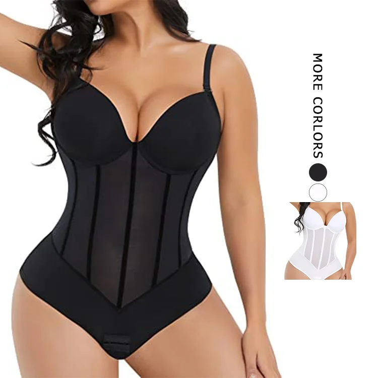 HOT SALE HEXIN Custom Wholesale Thong Slimming Sexy Crossdresser Lace Women Bodysuits Shapewear
