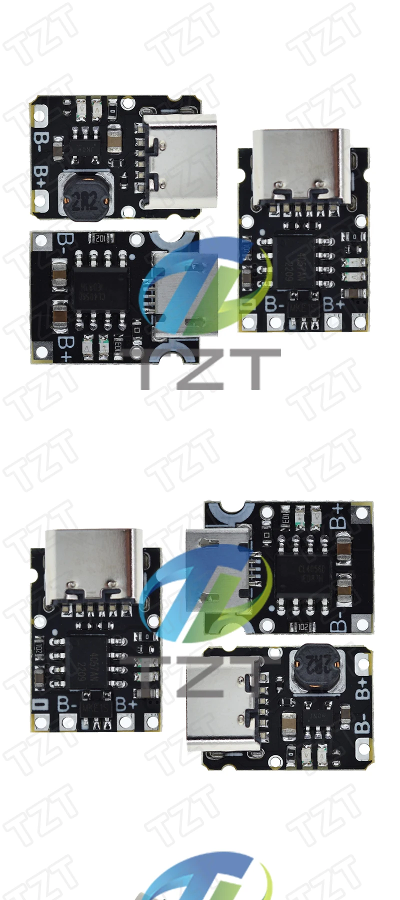 Tp4057 Module Mini TZT TP4057 1A Lithium Battery Charging Board Module