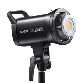 Godox SL100Bi 100W 2800-6500K White Yellow Version LCD Panel LED Video Light Continuous Output Bowens Mount Studio Light detail image