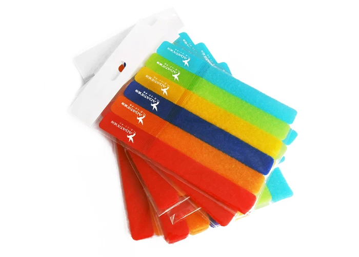 Cable Tie Nylon Hook and Loop Strap Cable Tie Cinch Strap Buckle Velcroes Custom Nylon Fastener Velcroes