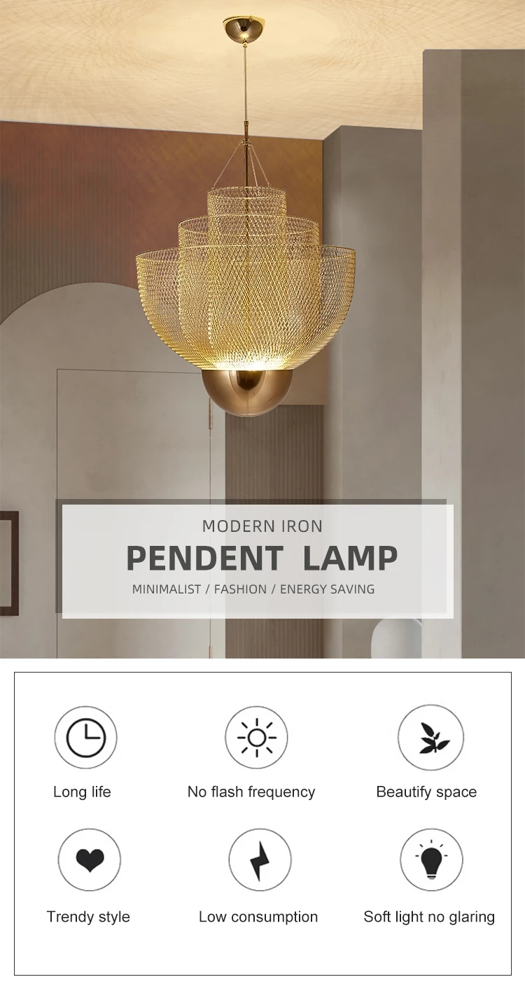 plz8072 new product indoor home shop restaurant decoration hanging lighting iron modern led chandelier-0