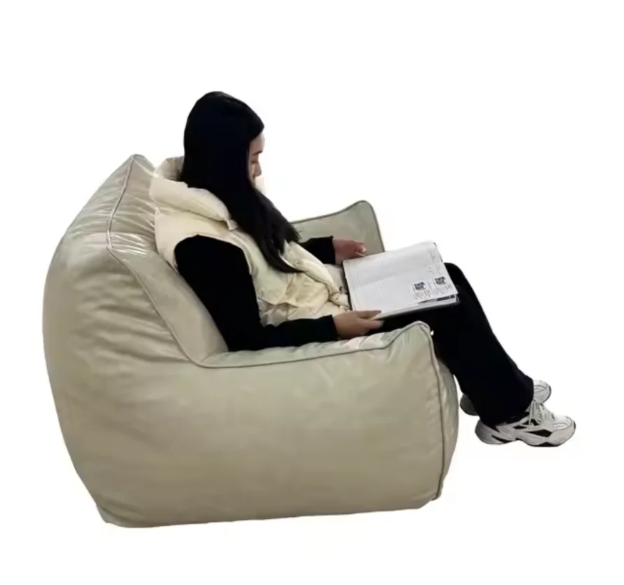 High Quality Soft Japanese-Style Microbeads-Filled Bean Bag Waterproof Lazy Sofa for Comfortable Relaxation Bedroom Hotels