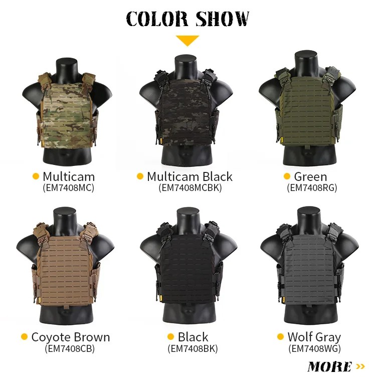 Emersongear 500d Cordura Nylon Laser Cutting Tactical Combat Vest ...