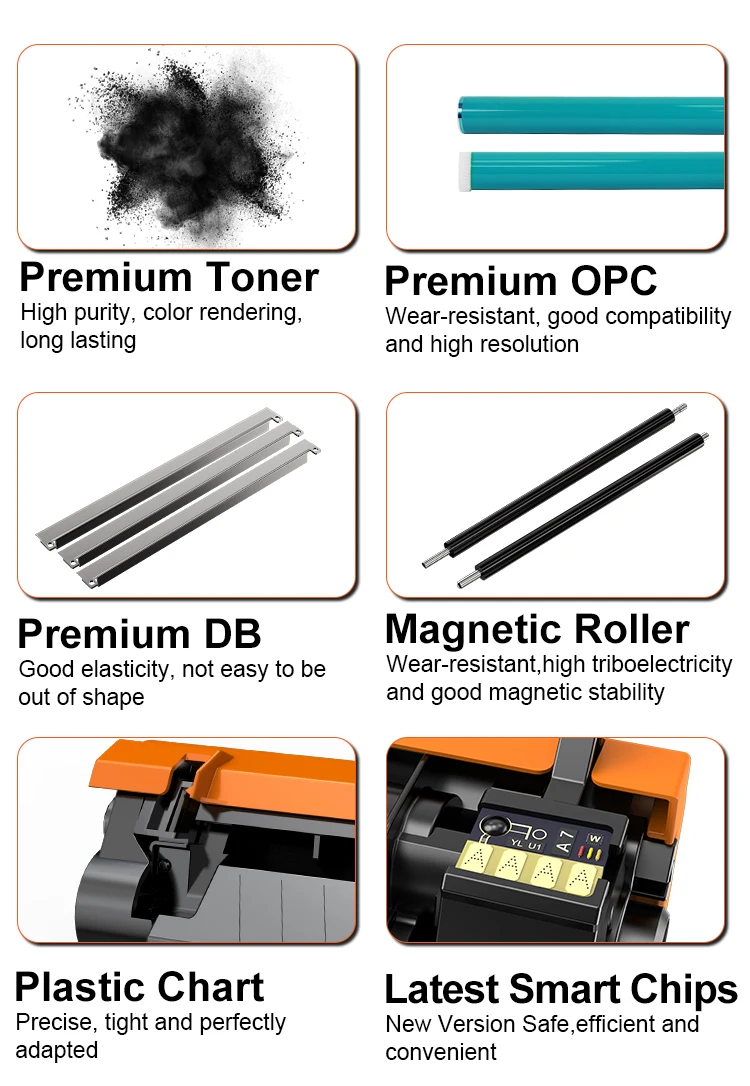 Topjet CRG046 CRG-046 CRG046H CRG-046H Compatible Laser Toner Cartridge for Canon ImageCLASS LBP654Cdw MF735Cdw MF732Cdw Printer