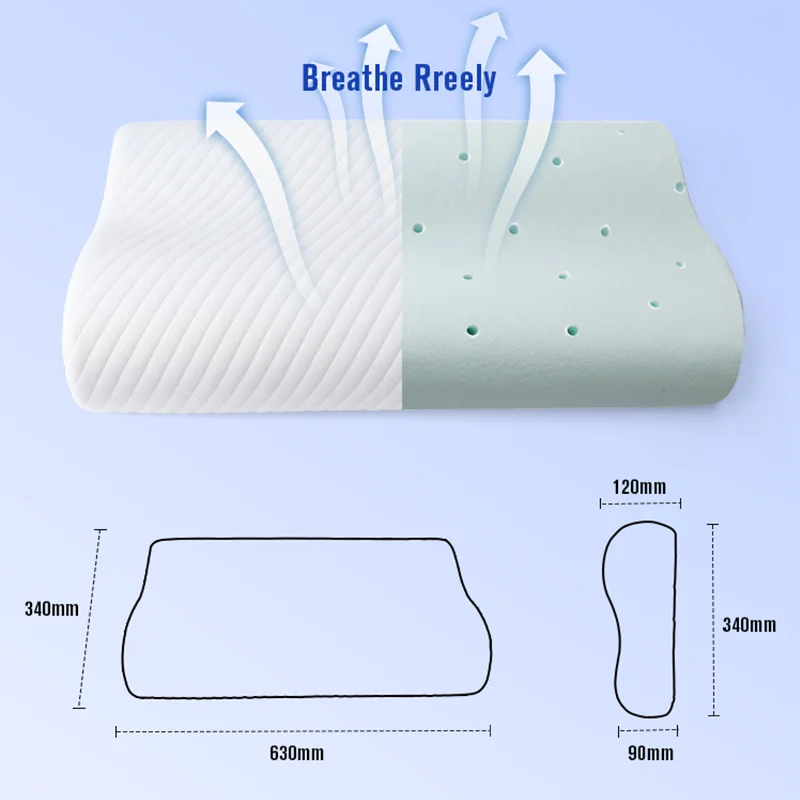 Deep Sleeping Oem Odm Removable Cover 100% Polyester Fiber Wedge Custom Pillows Memory Foam_voghion.com