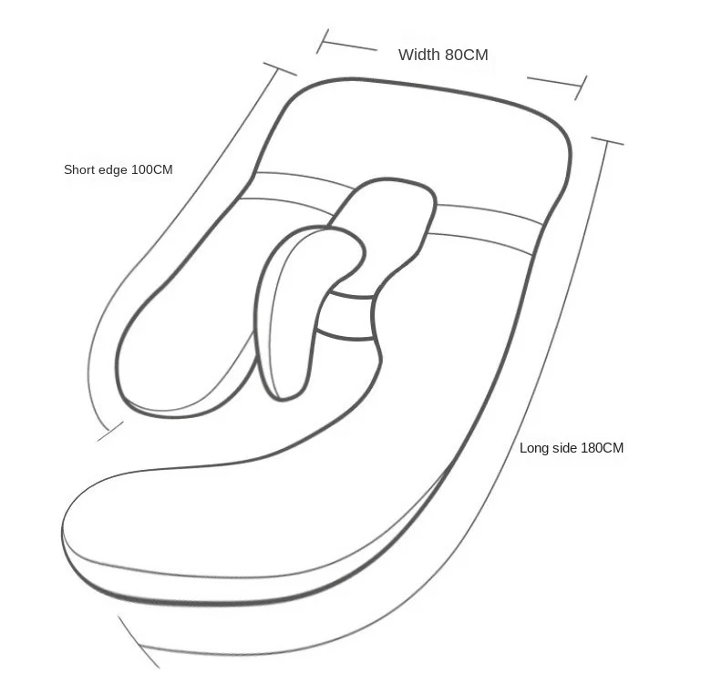 Factory Supply Summer Cooling Comfortable Pillow Full Body