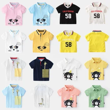 Factory low-priced direct sales of children's T-shirts and sportswear  white children's cotton sportswear