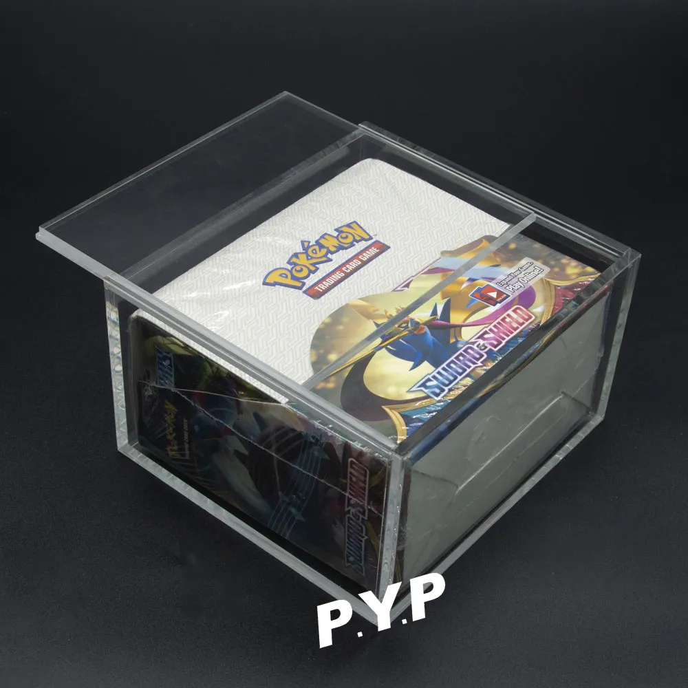 Acrylic Pokemon Booster Box Display Case Pokemon Card Booster ...