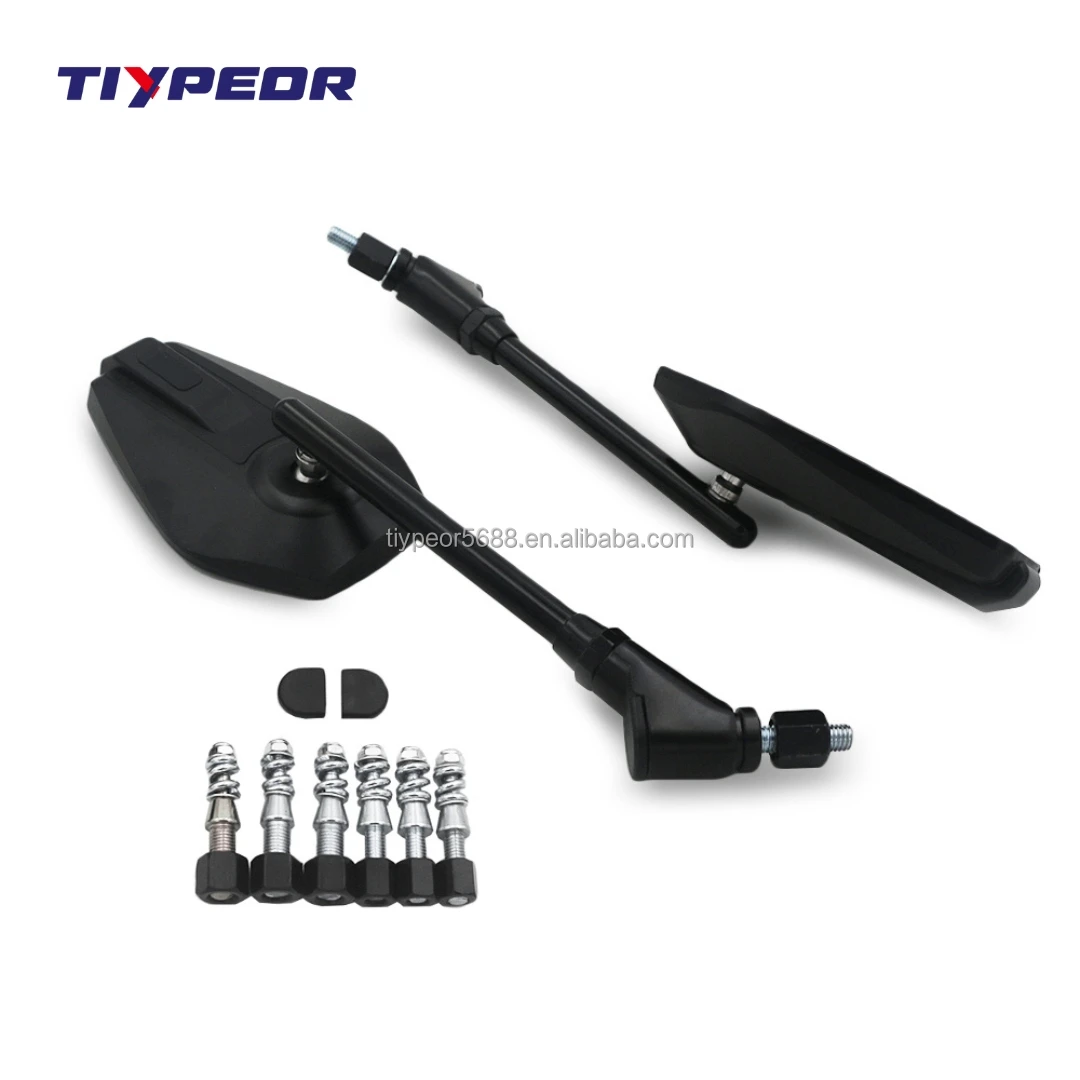 product tiypeor motorcycle cnc side mirror for scooter moped street bike back view mirror side for back view mirror-4