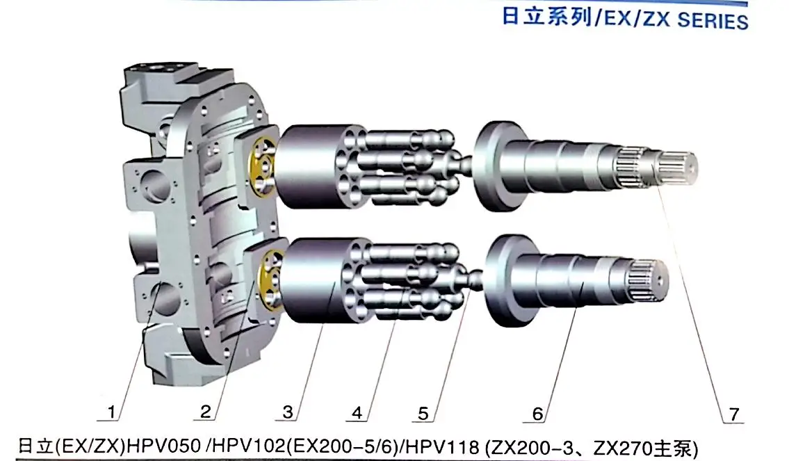  Zx210-5g Hpv118 Hydraulic Pump - High-Quality & Reliable