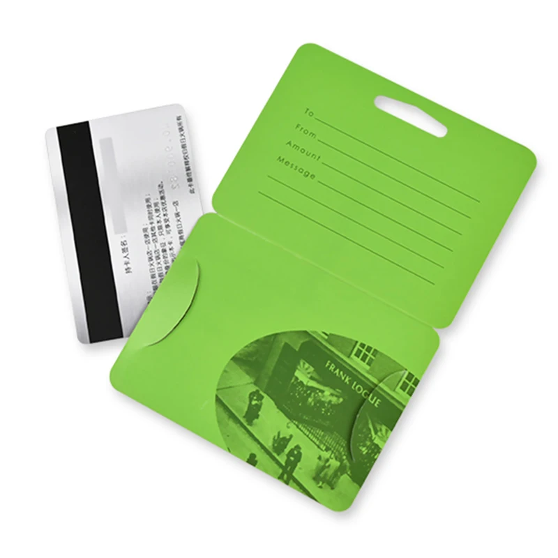 Disposable Biodegradable Eco-Friendly Recyclable Printing Card Holder  Envelope Business Card Sleeves Gift Card Paper Packaging