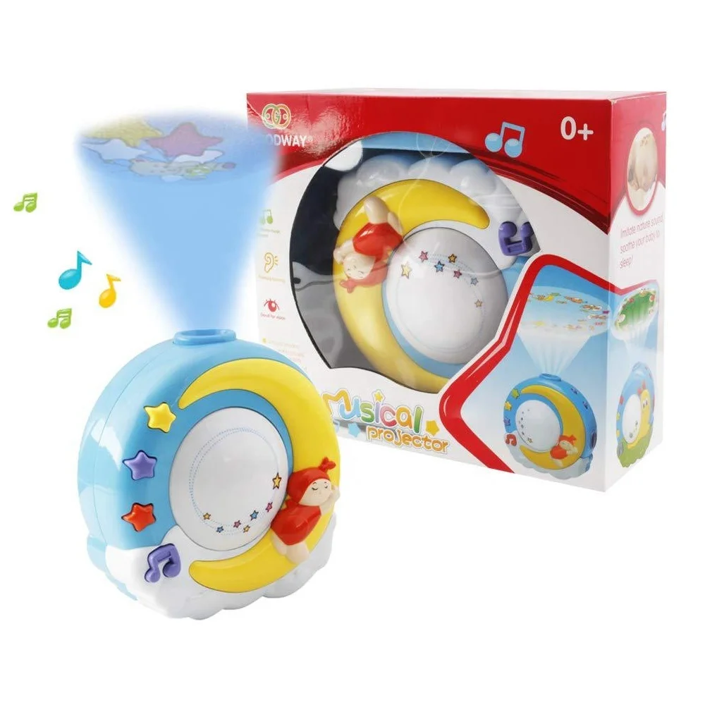 Новинка 2022 музыкальная игрушка для сна Колыбельная детская игра музыка с проектором и ночным светом электрические пластиковые Мультяшные игрушки