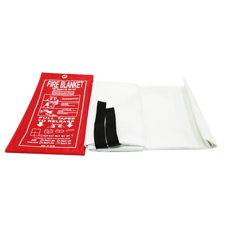 Emergency use fire proof fiberglass blanket fire retardant 1mx1m