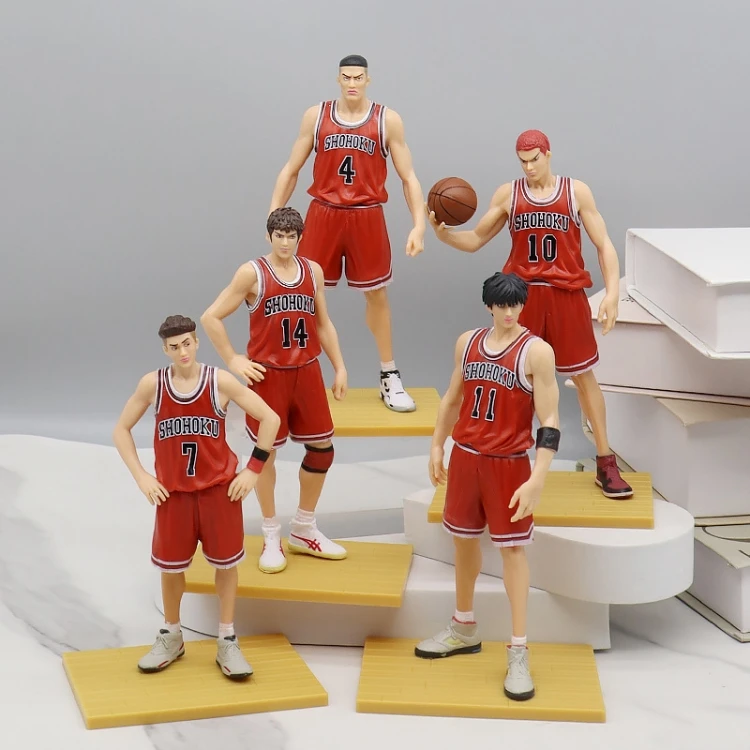Japan Anime Basketball Player 5 Pieces/set SLAM DUNK Figure