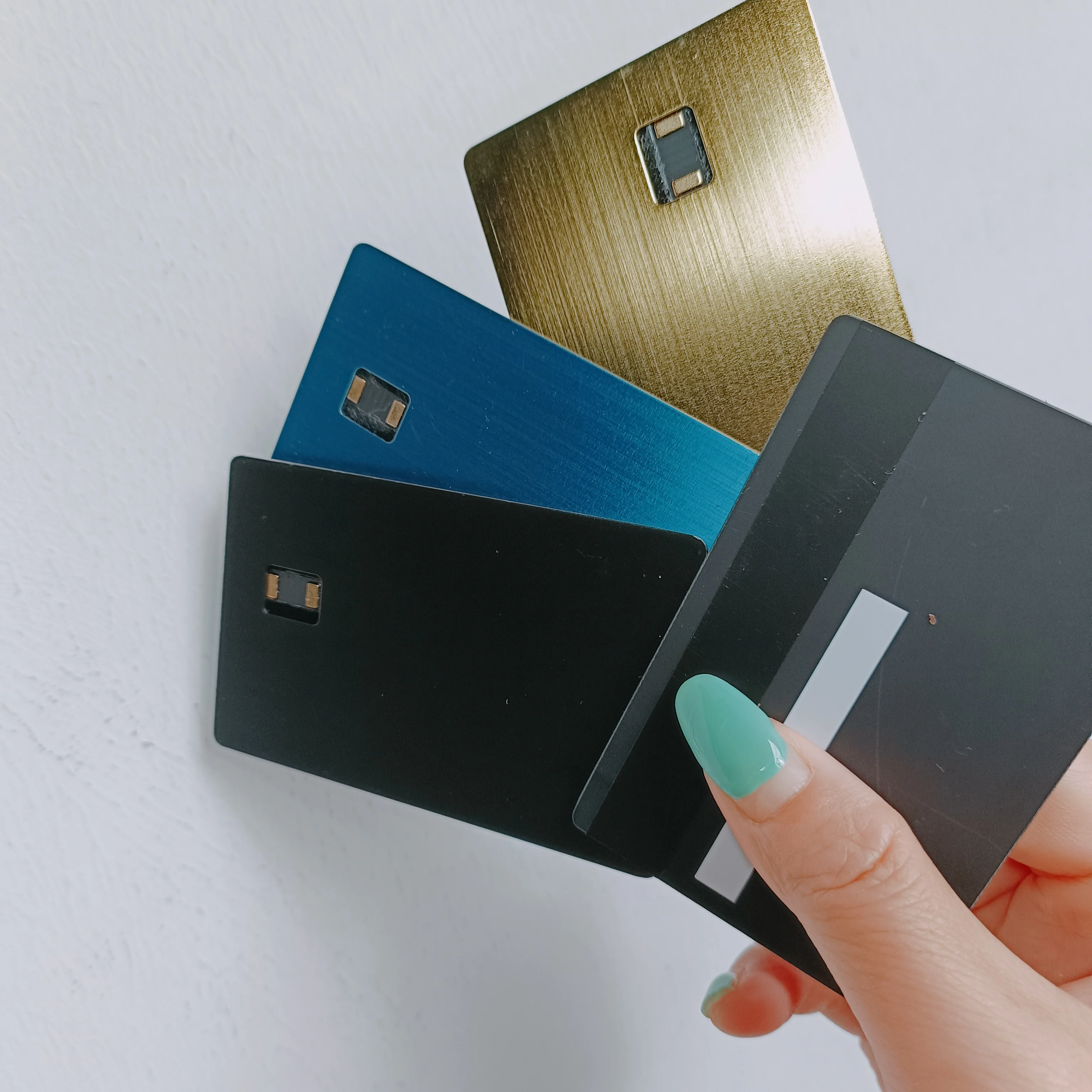 Factory Hologram rainbow Scratch Proof Metal Atm Card Visa ATM Credit Blank Bank Metal Mirror  Tarjetas Bancaria Card