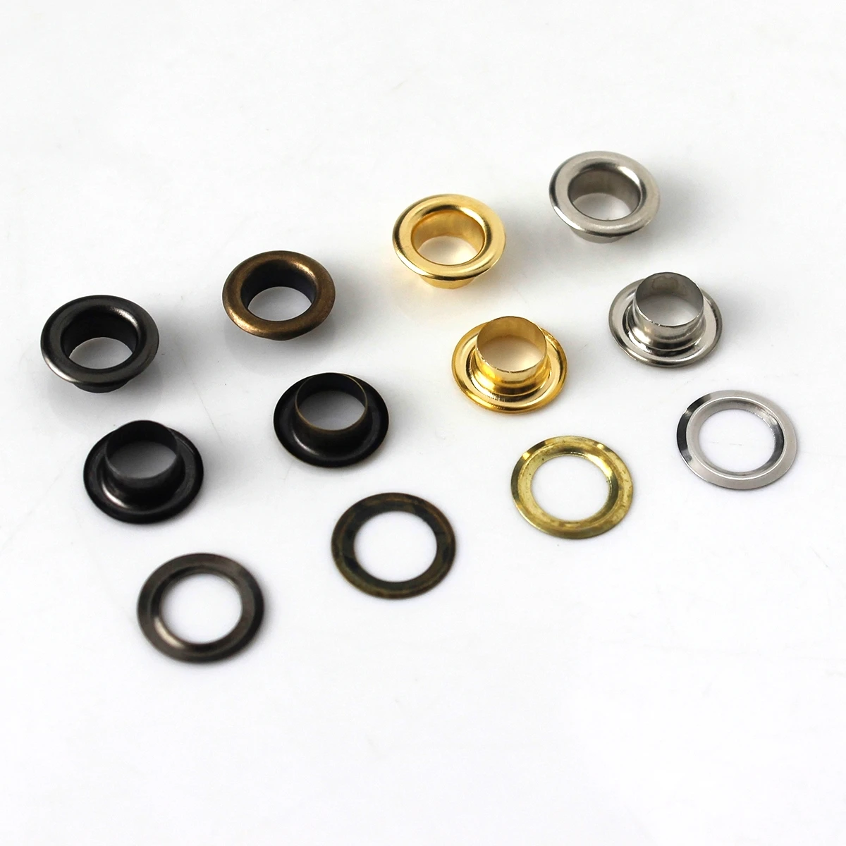 4.5mm Brass Eyelet With Washer Garment Leather Craft Repair Grommet