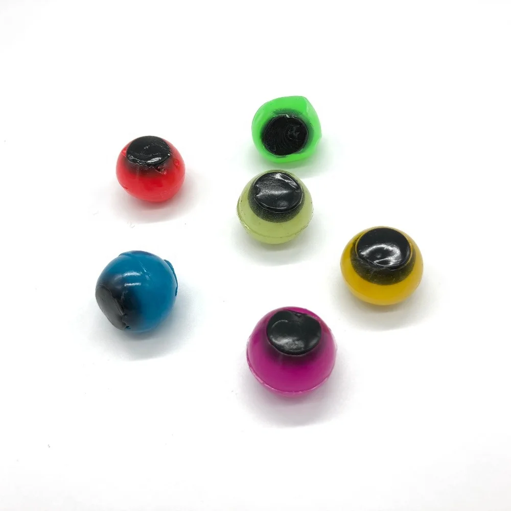 Wholesale Mini TPR Capsule Toy Colorful Horrible Squishy Sticky Jelly Eye Balls Splat Stress Ball Toys for Kids Aged 5 7 Years