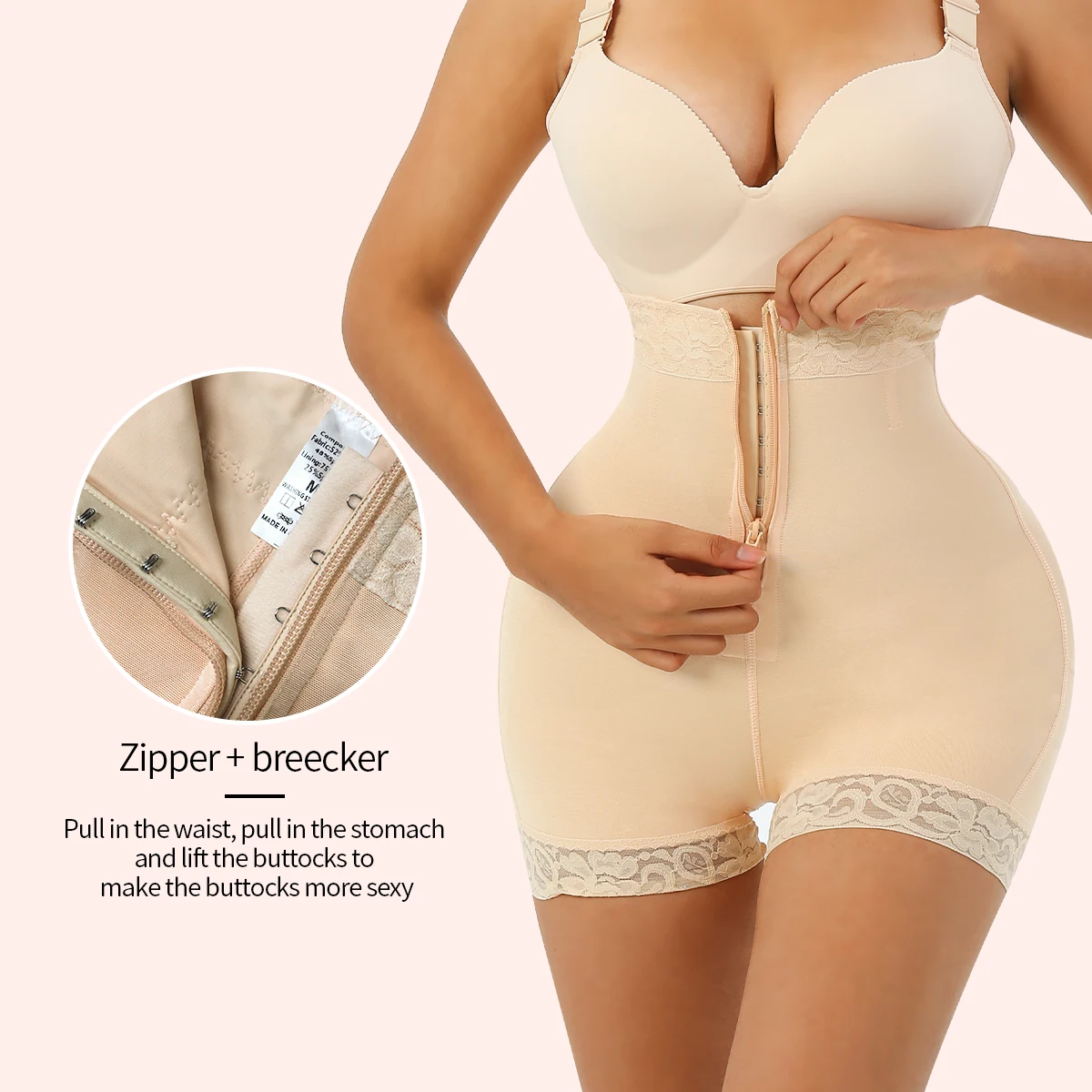 Body Shaping Bodysuit Controle De Barriga Body Lifting | Parcelamento sem juros