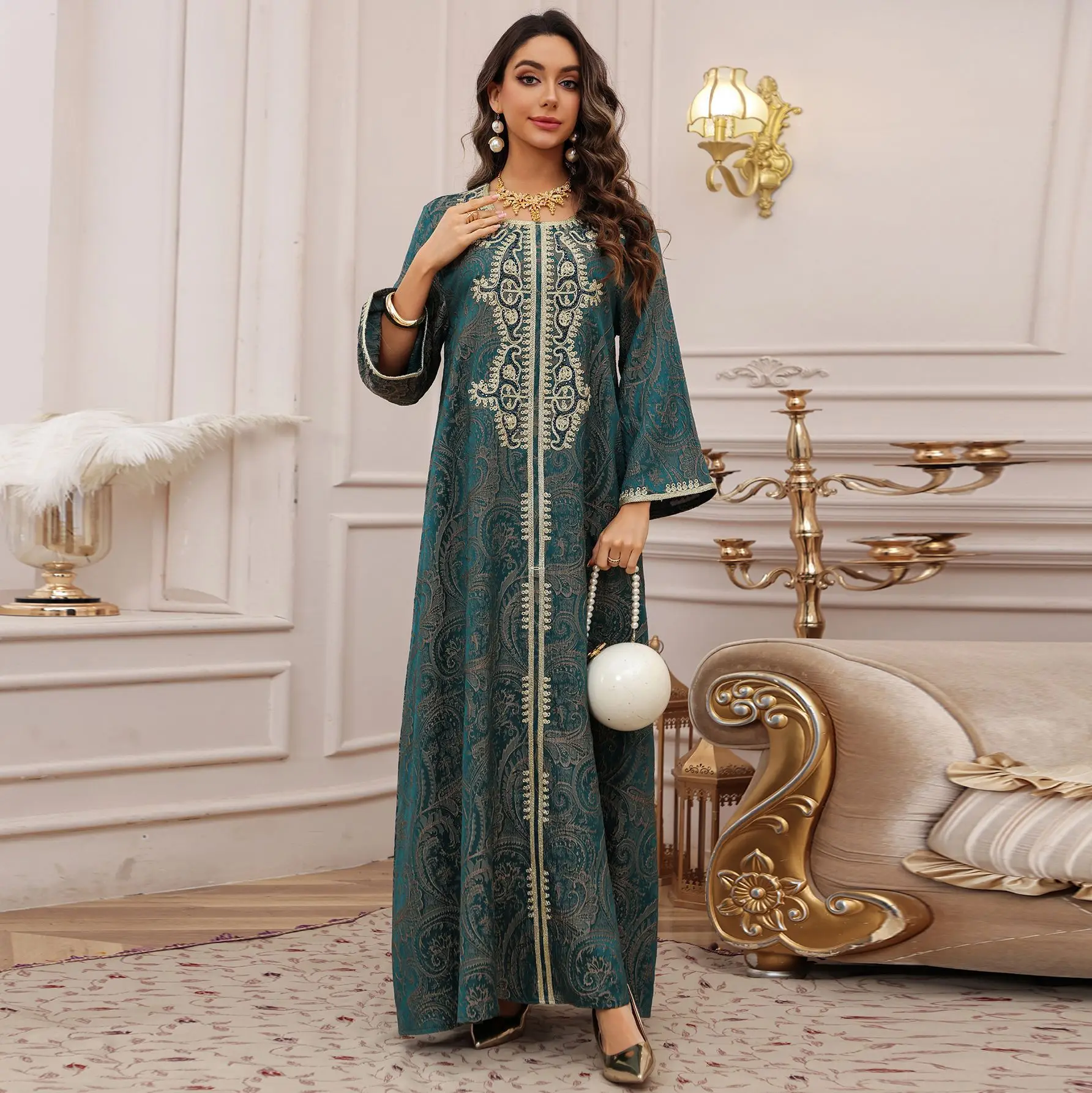Eid Jalabiya Abaya - Elegant Islamic Clothing from Dubai