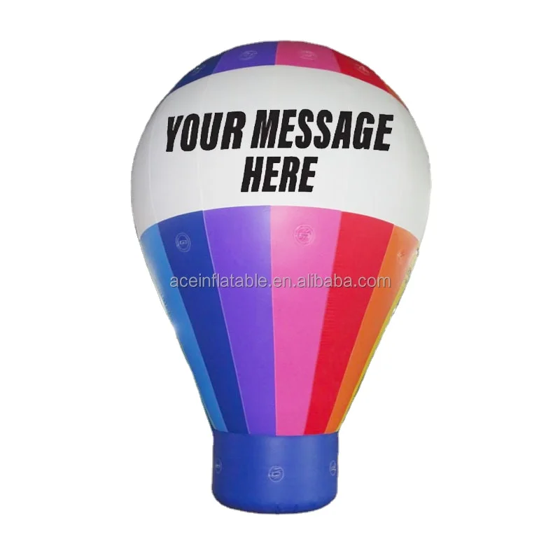 Outdoor 20ft Advertising Promotion Inflatable Ground Balloon Cold Hot ...