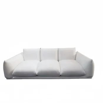 Custom Italian-style luxury combo sofa set with comfortable and elegant living room bread sofas in soft sponge fabric