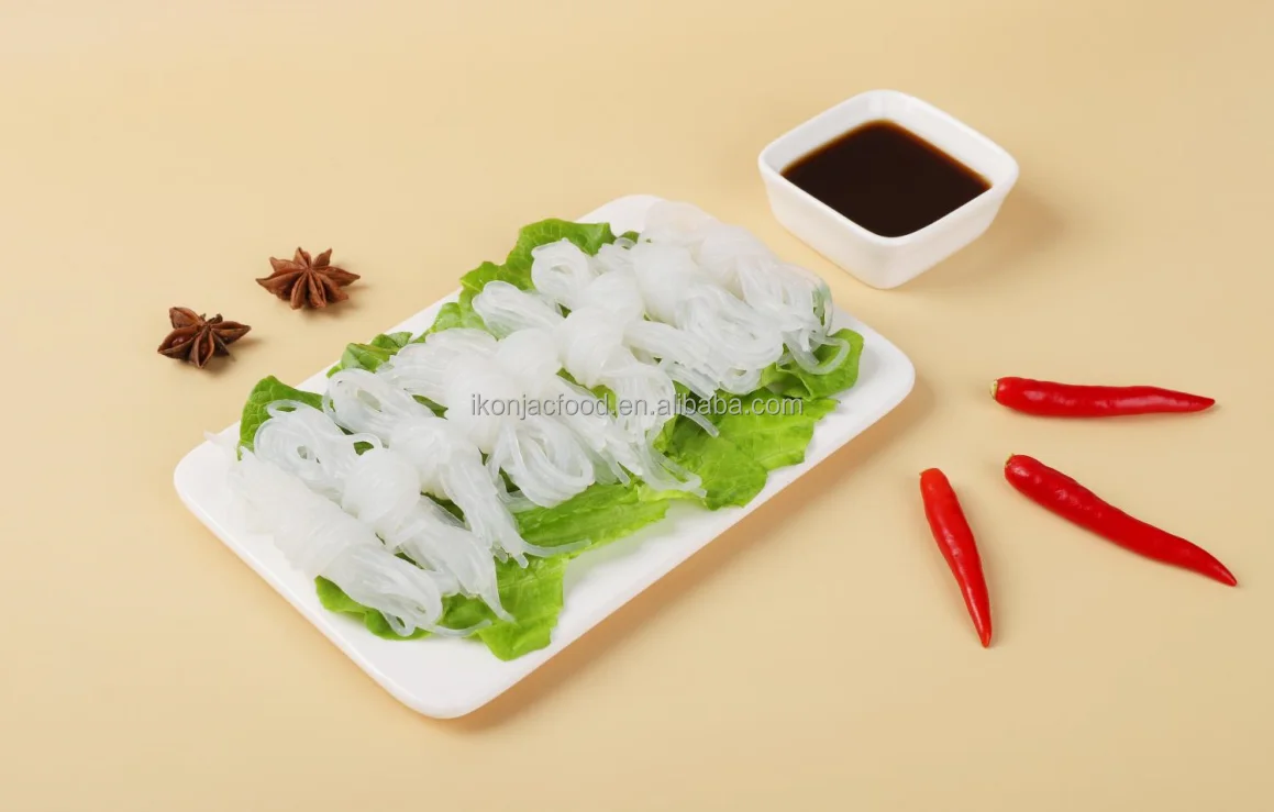 Konnyaku Shirataki Konjac Noodle Wholesale Konjac Knots Shape Low Carb Food Good For Diabetics
