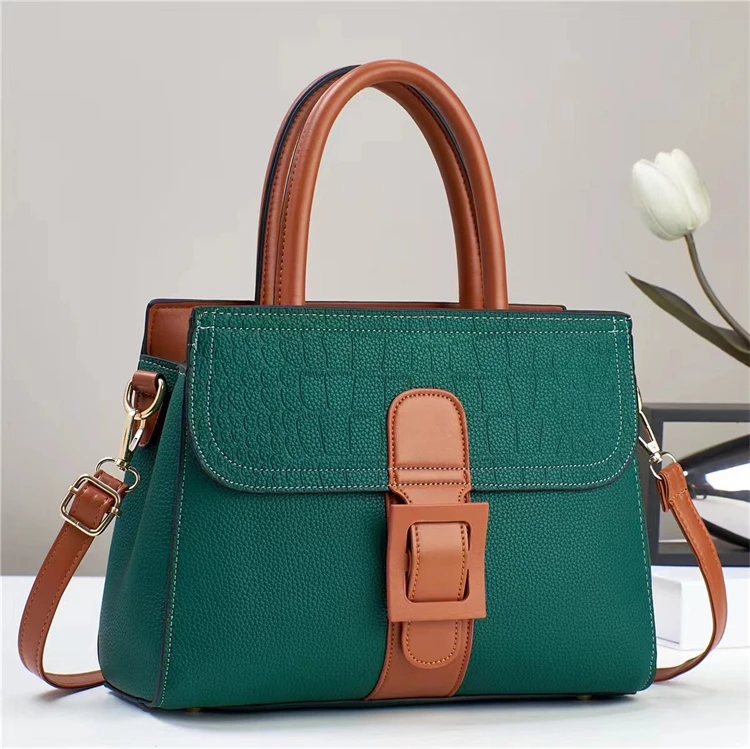 Luxury Brand Pu Fashion Colorful High Quality Beautiful Ladies Handbags  Women Bags