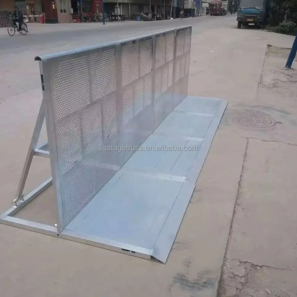 Quickly Assemble Aluminium Crowd Control Barrier for Outdoor Stage Event Concert protection Barrier
