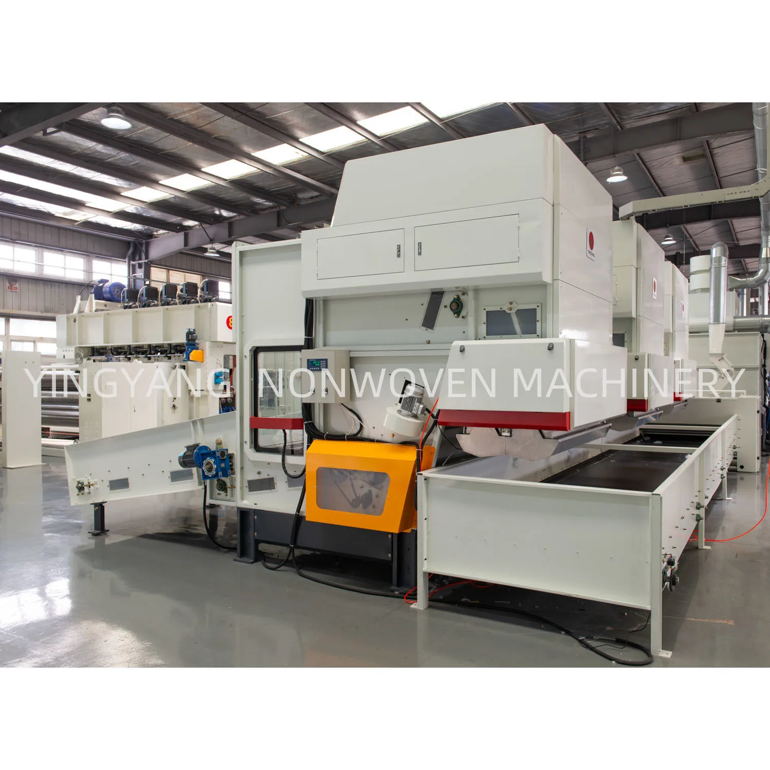 YINGYANG New Automatic High Capacity Synthetic Leather Substrate Nonwoven Fabric Production Line for Manufacturing Plant