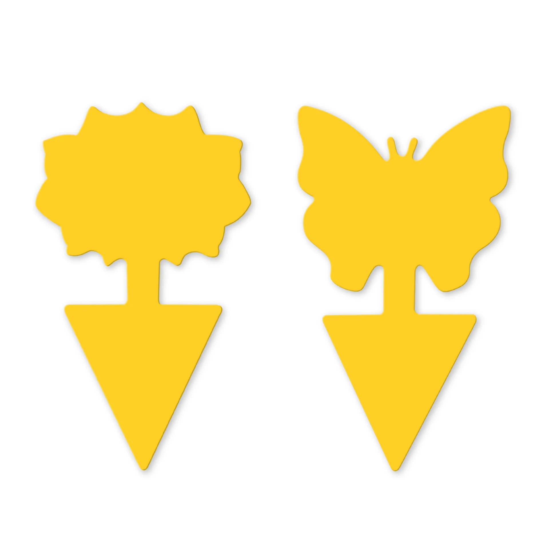 Double Side Sticky Traps Non Toxic Yellow Plant Sticky Traps Fungus Gnat Traps for House Indoor Plants