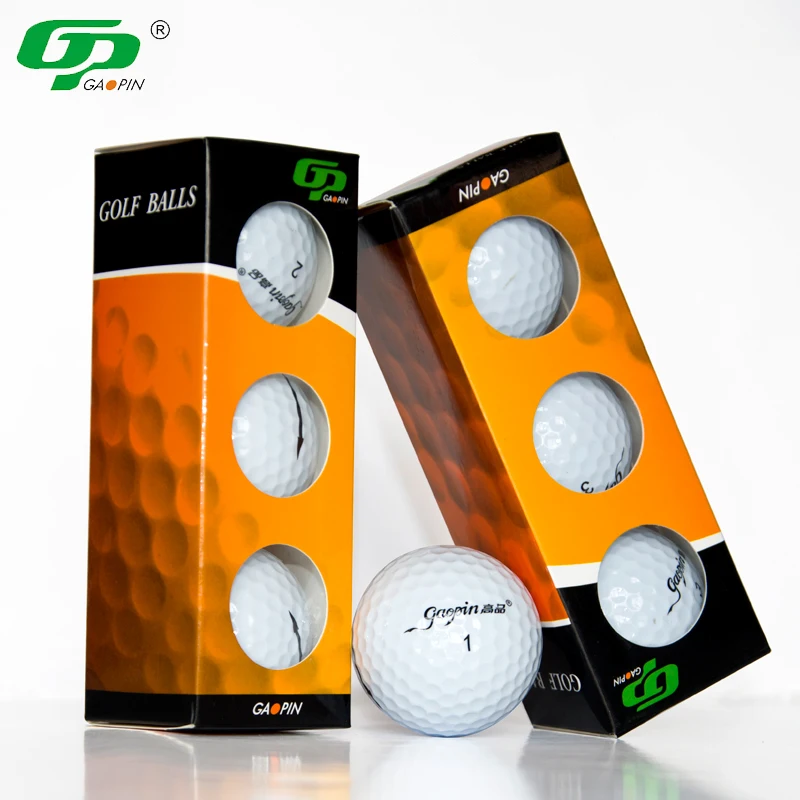Novelty Golf Balls High Quality Custom Box Package Long Distant Surlyn