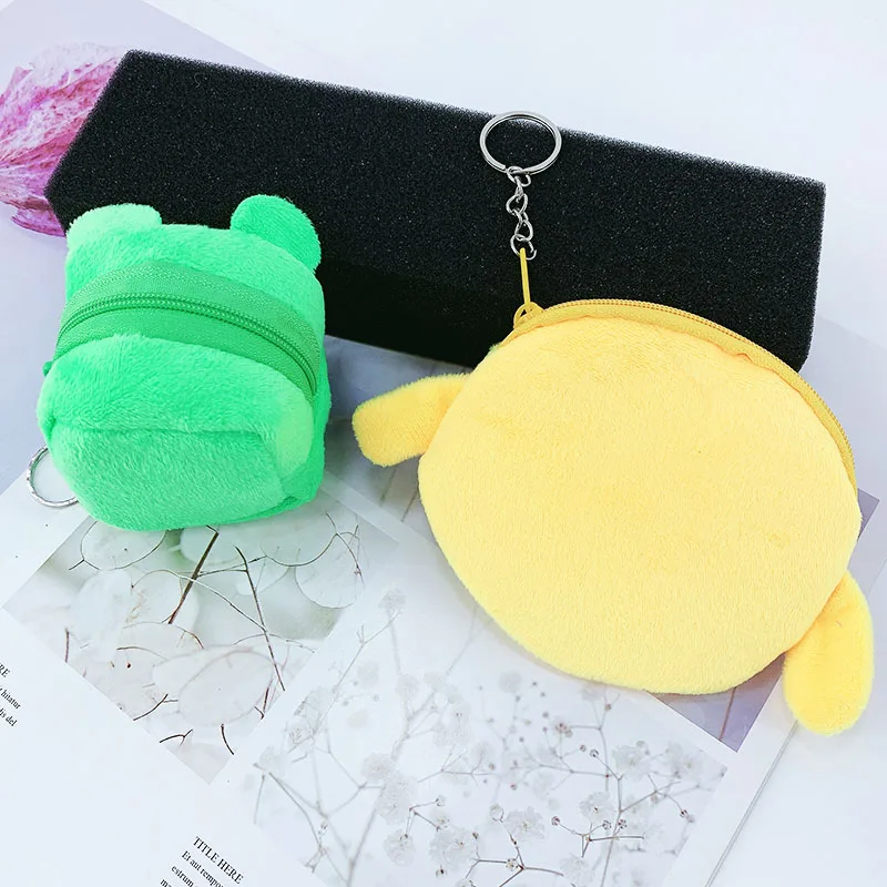 Новый креативный мультяшный плюшевый Кошелек с подвеской детский подарок на день рождения