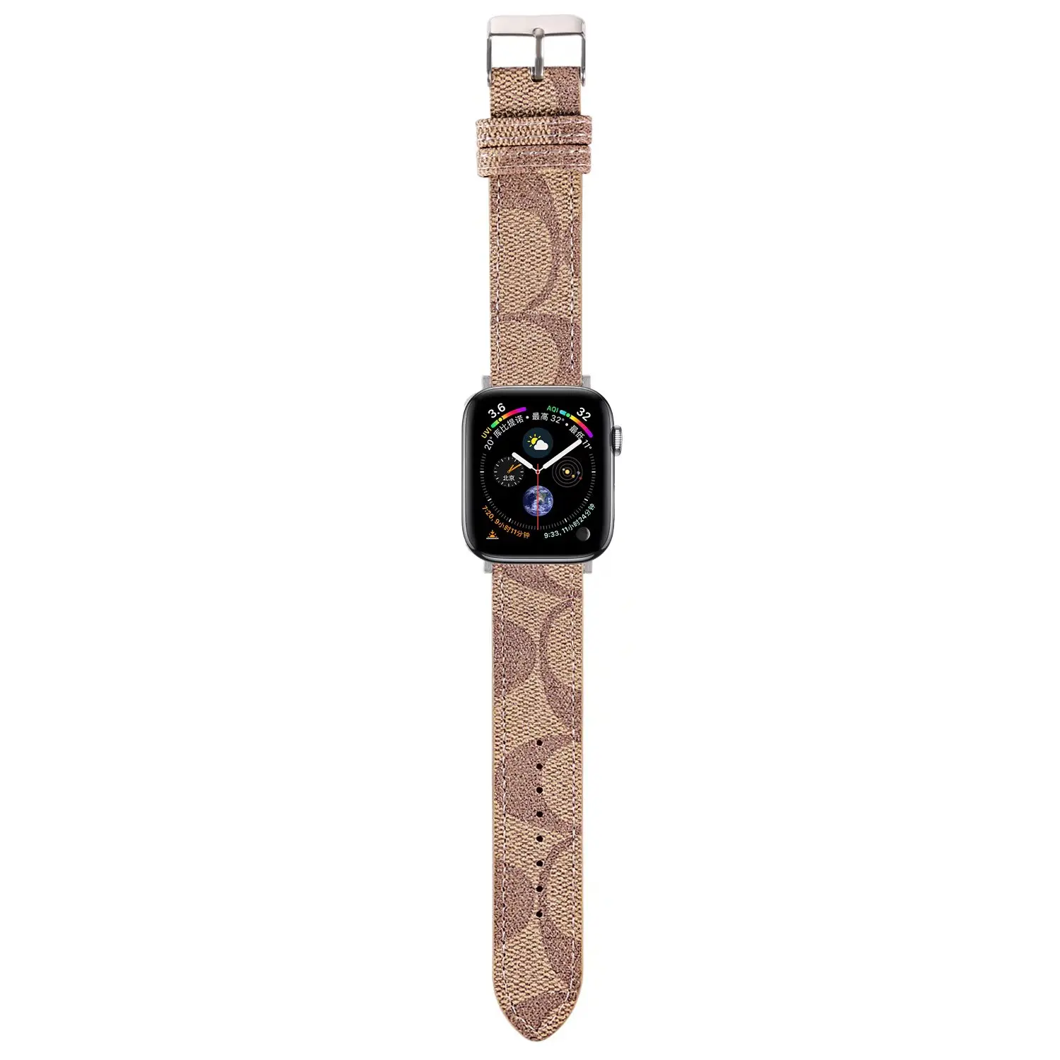 Wholesale luxury High Quality for Apple watch bands for iwatch8 7 6 5 38 42  44 41 45 49mm designer leather Watch strap woman From m.