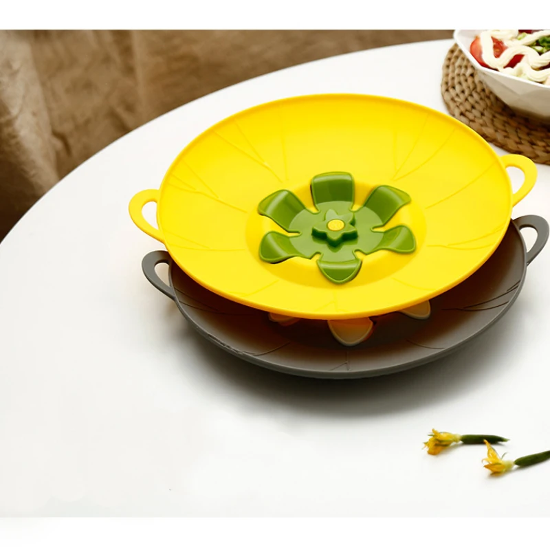 Eco-Friendly Silicone Spill Stopper Pot Lids