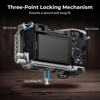SmallRig Hawklock Quick Release Cage Kit for Sony Alpha 6700, with Multiple Mounting Interfaces and Built-in Quick Release 5060