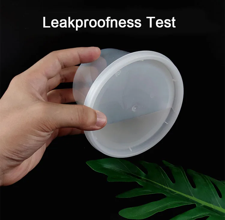 Microwave Safe And Leakproof 8 Oz 12 Oz 16 Oz 24 Oz 32 Oz Pp Soup Cup