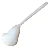 White toilet brush with squeeze function