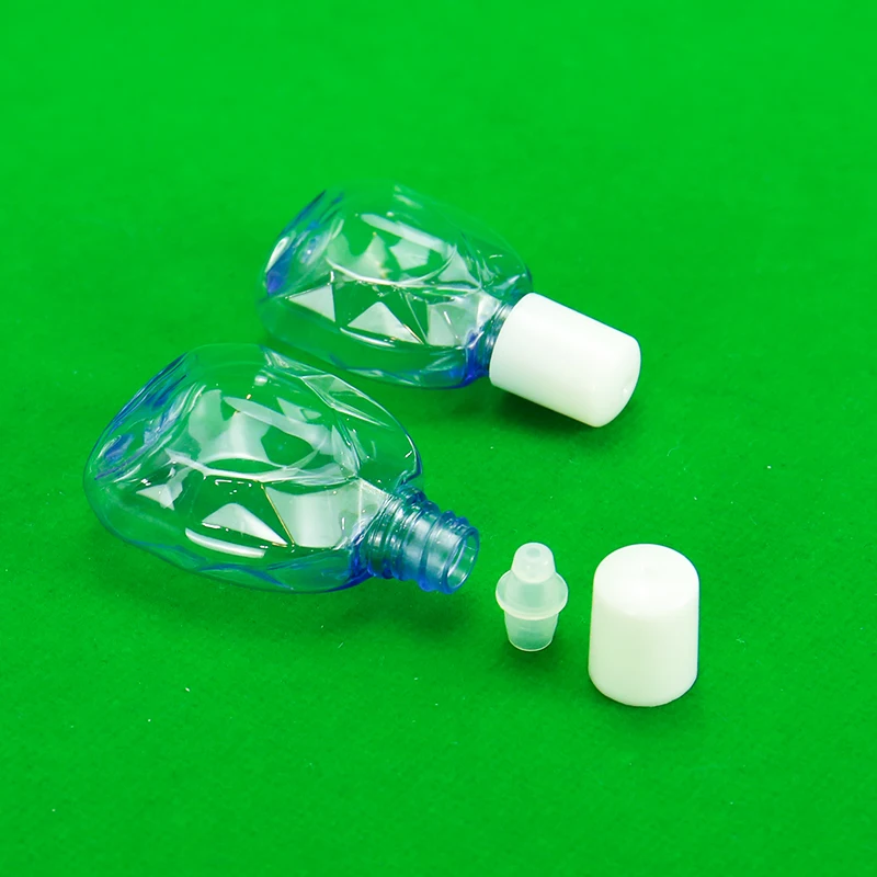 Many stock factory sell eye drop bottle PE plastic bottle Empty essential oil plastic dropper bottle