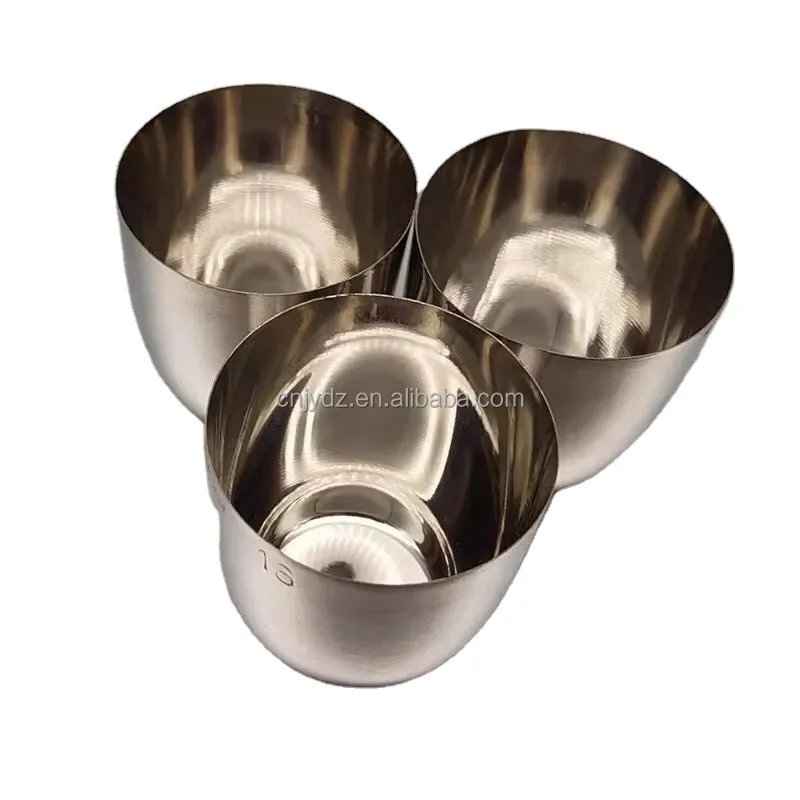 Стандартный Платиновый тигель, 30 мл и 50 мл, 99.95% чистота, Платиновый тигель