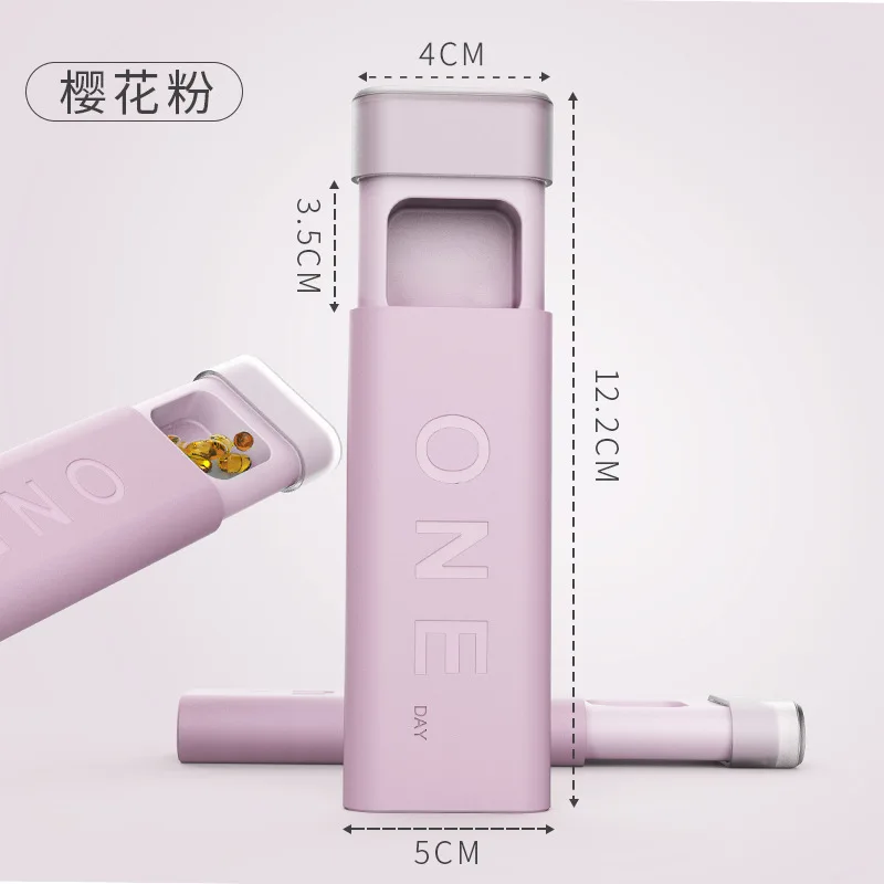 2023 горячая распродажа Новое поступление индивидуальный логотип пакет Три блюда в день портативная мини коробка для таблеток